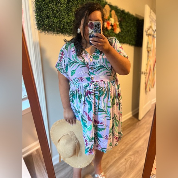 Terra & Sky Dresses & Skirts - 3X/ 24-26 - TERRA & SKY PURPLE FLORAL SUNDRESS ☀️ 🌸